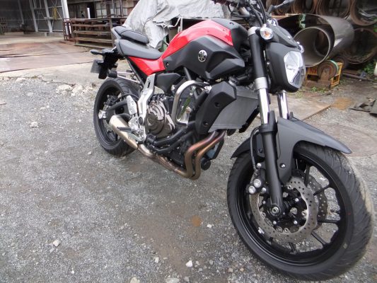 Yamaha MT-07 RPM adjuster Idle Cable