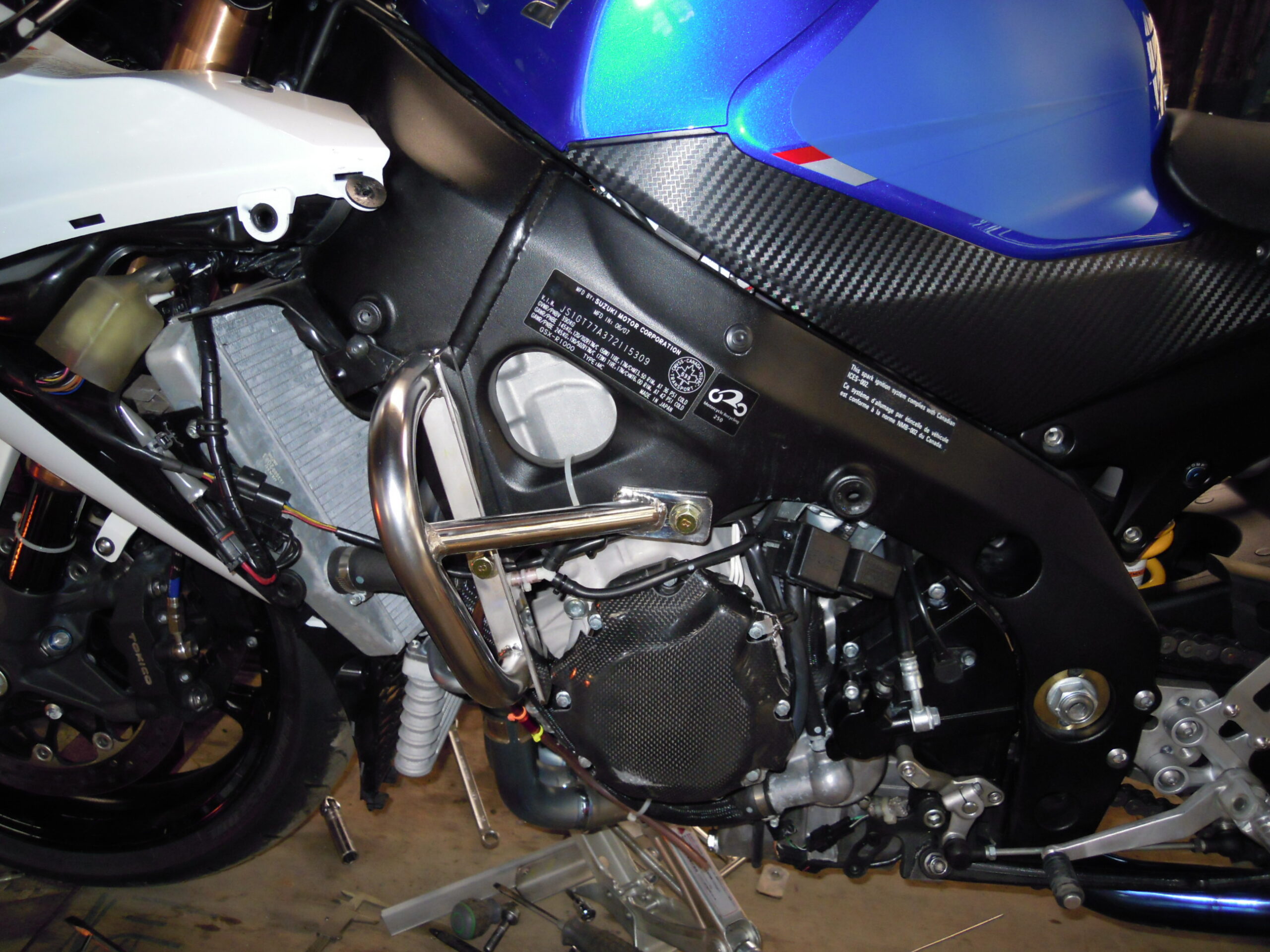 Suzuki GSX-R1000 K7 SSB Crash Guard Protection Cage - Image 6
