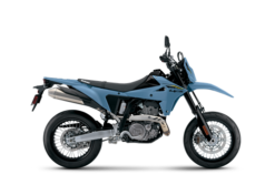 Alternative view of Suzuki DR-Z4S / DR-Z4SM model 2024 ~  SSB foot guards DRZ Crash Guard Protection Cage